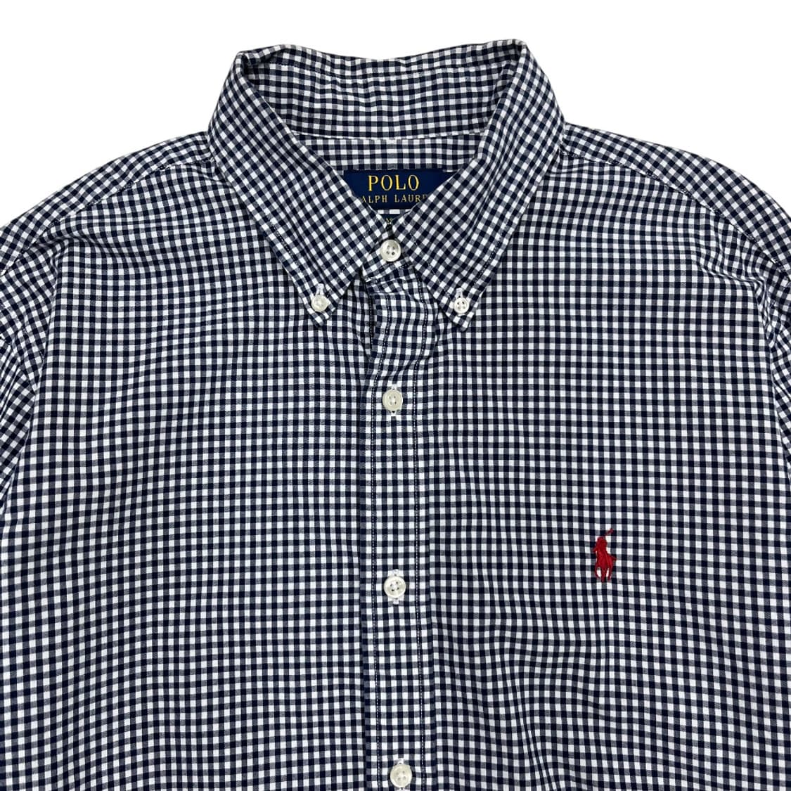 폴로 랄프로렌 레드포니 네이비 체크 셔츠 L 상품이미지4
