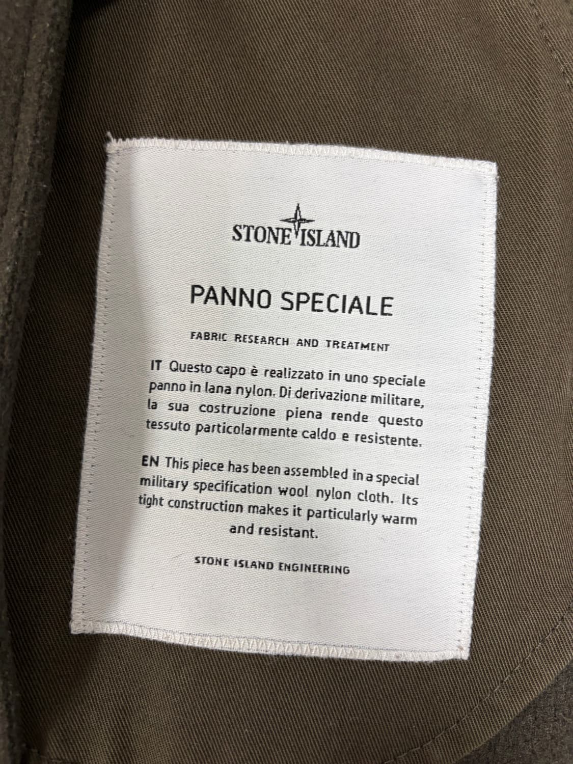 스톤아일랜드 파노 스페셜 피코트 상품이미지6