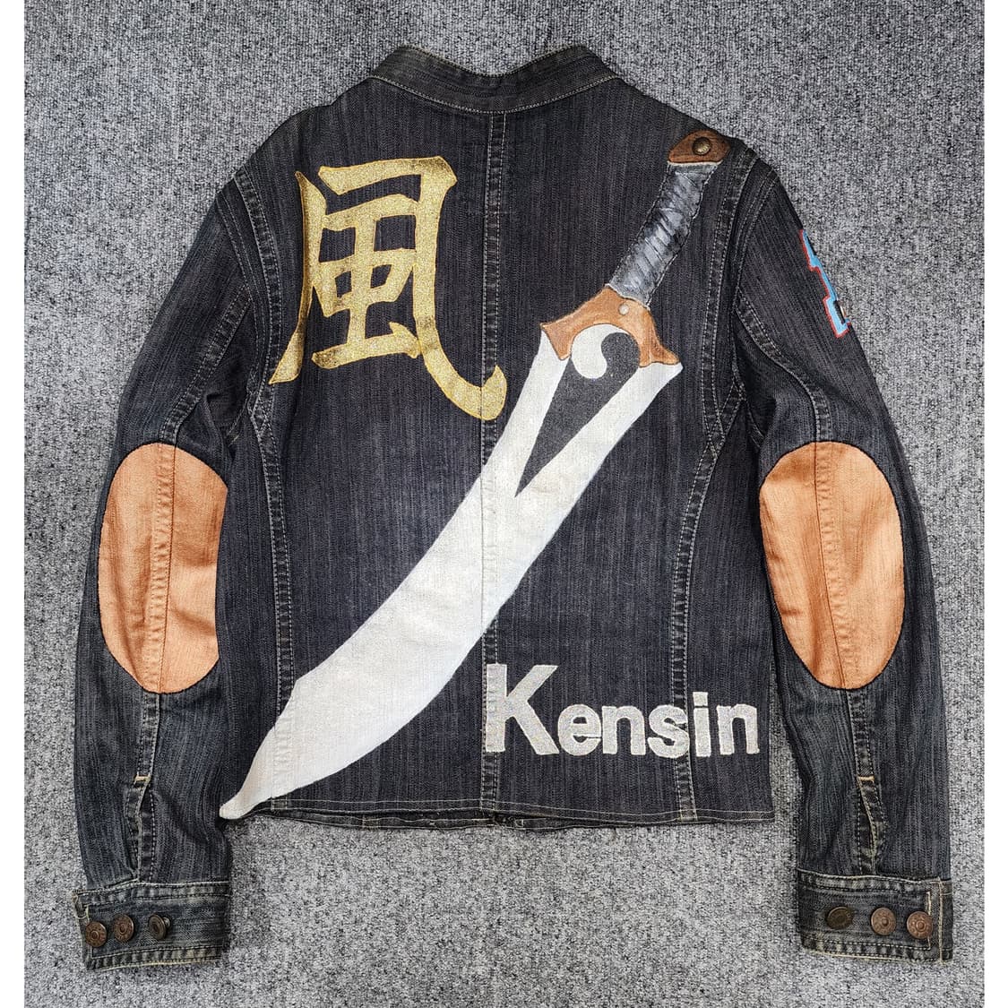 EIGENPOST 바람의검심 커스텀 빈티지 데님자켓 XL 상품이미지1