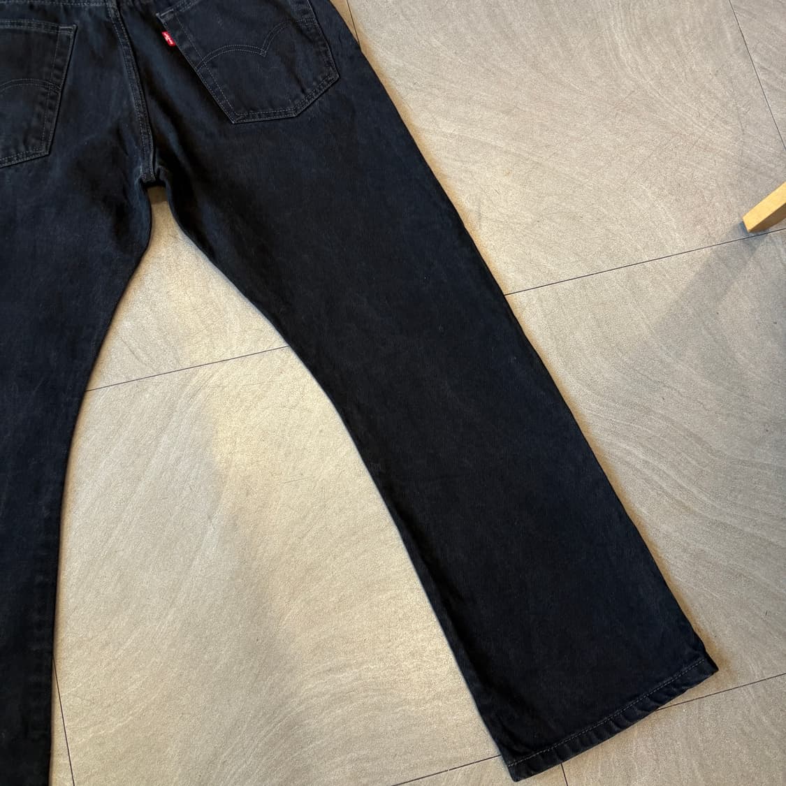 리바이스 정품 517 데님 블랙 팬츠 상품이미지4