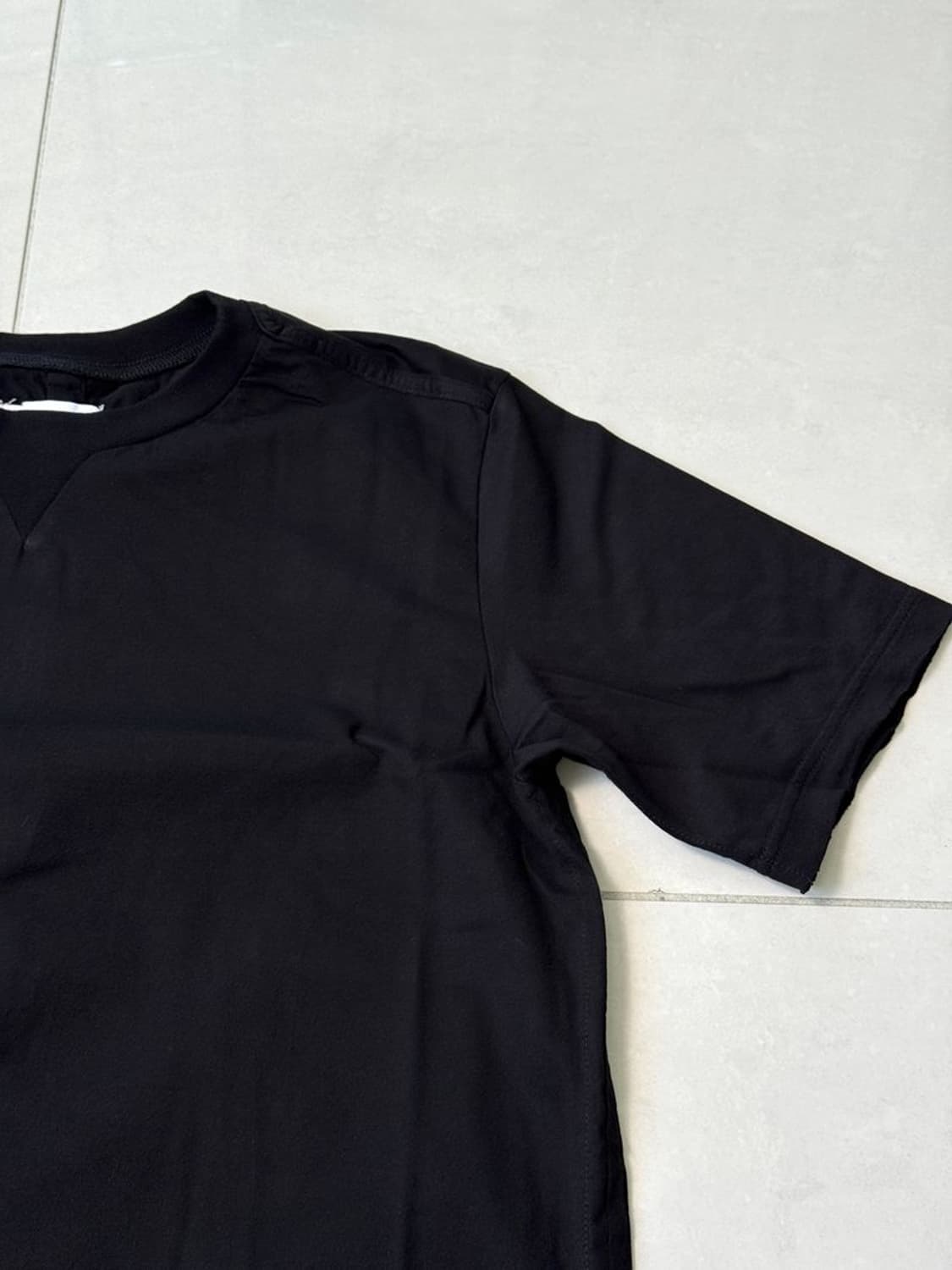 CREQ NECK SS TEE 크루넥 스테인리스 티셔츠 상품이미지2
