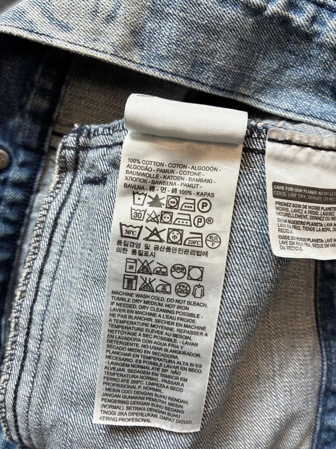 리바이스 00's 플로랄 데님 트러커 자켓 PN7953 상품이미지9