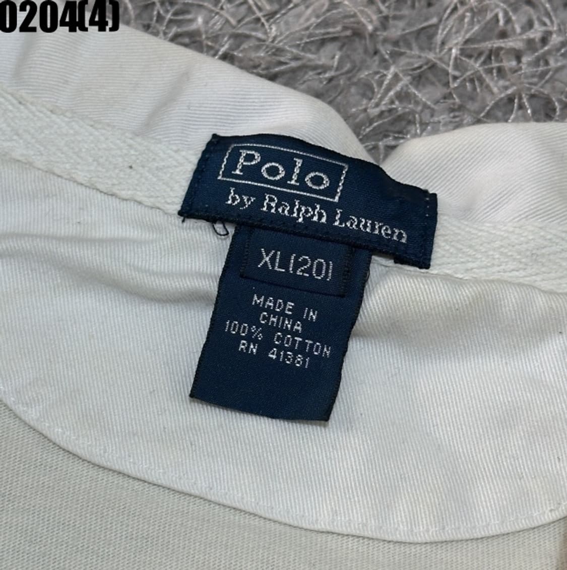 [XL] 폴로 랄프로렌 럭비 스트라이프 긴팔 카라 티셔츠 0204(4) 상품이미지3