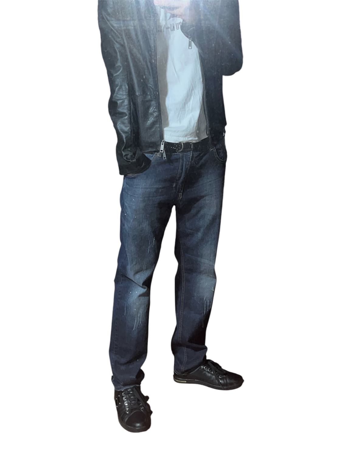 실착)Dolce & Gabbana [14] 메탈로고 페인팅 디스 데님 상품이미지5