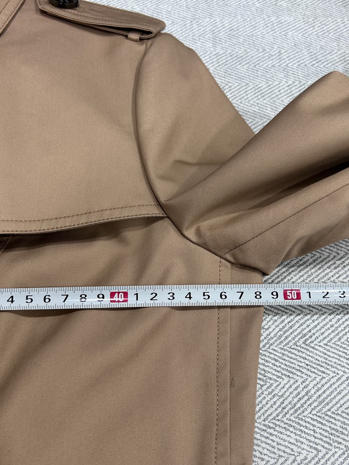 [90] 헤지스 벨티드 트렌치코트 여성 90사이즈 베이지 상품이미지10