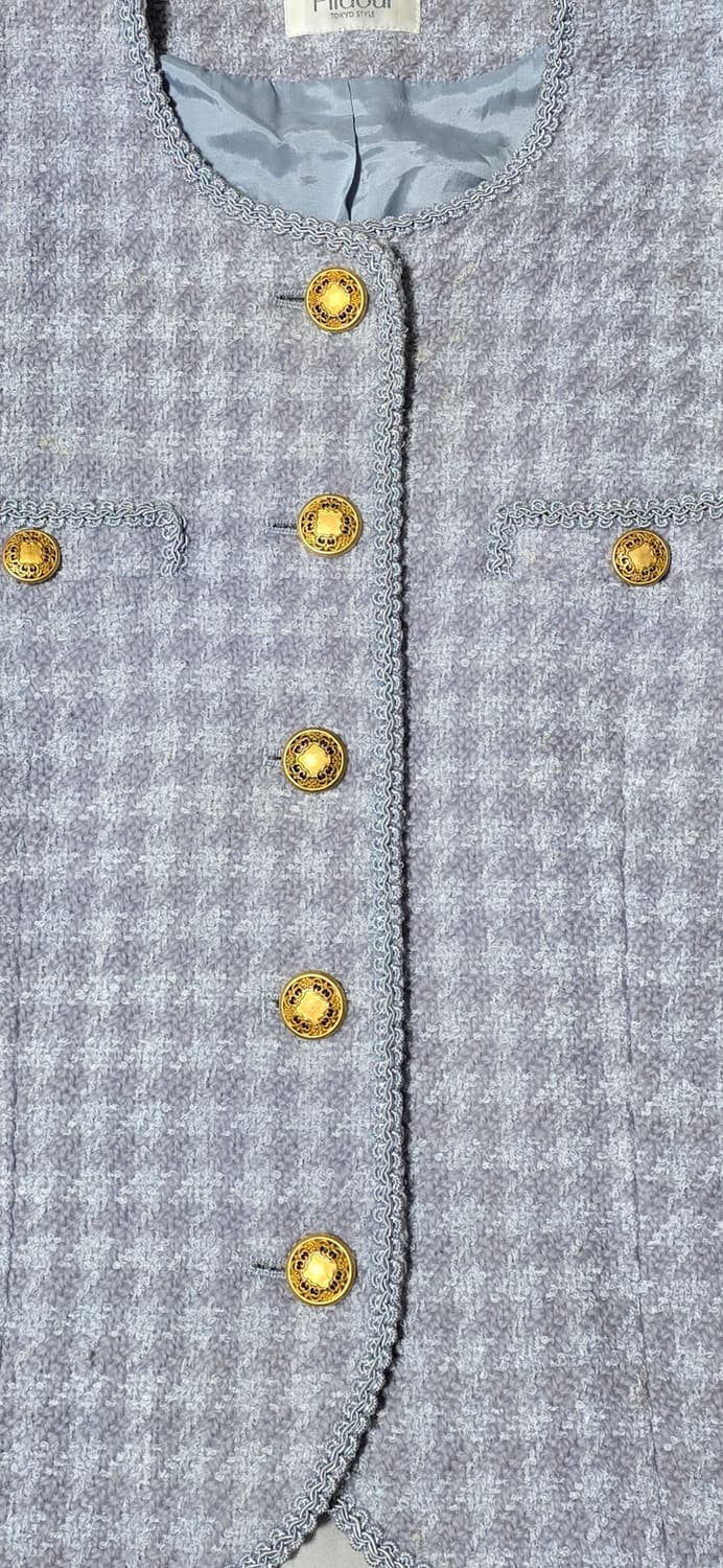 Japan vtg Plidoul 트위드 자켓 66 상품이미지5