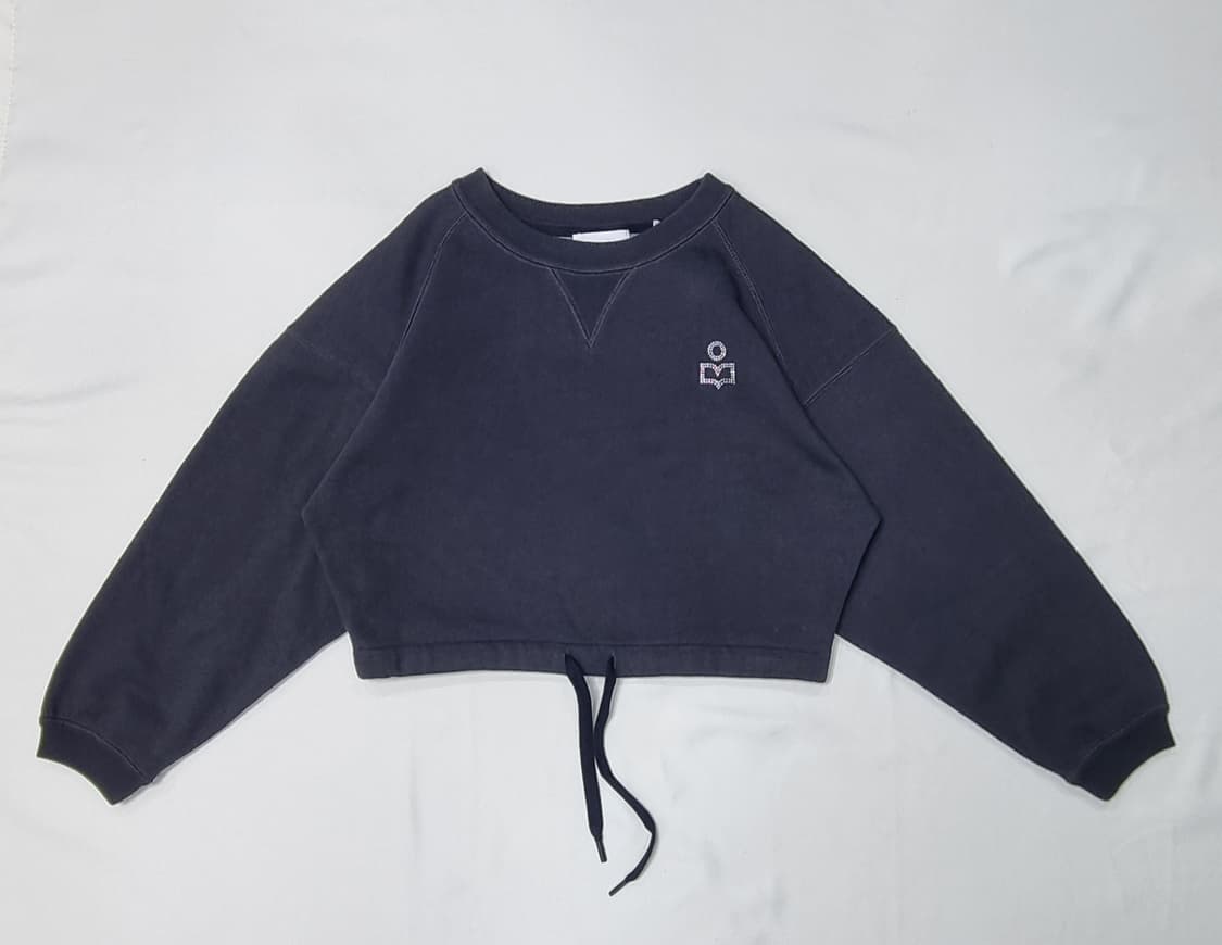 이자벨마랑 마고 숏 로고 스트링 크롭탑 34size _ 여성 상품이미지1