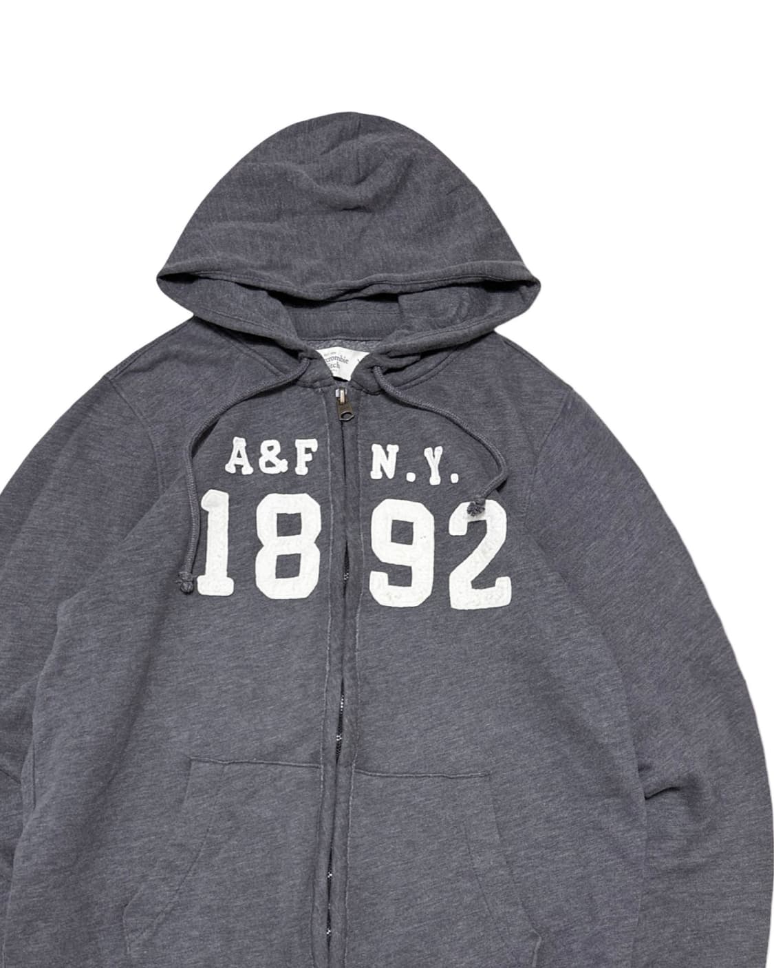 아베크롬비 y2k 회색 후드집업 상품이미지2