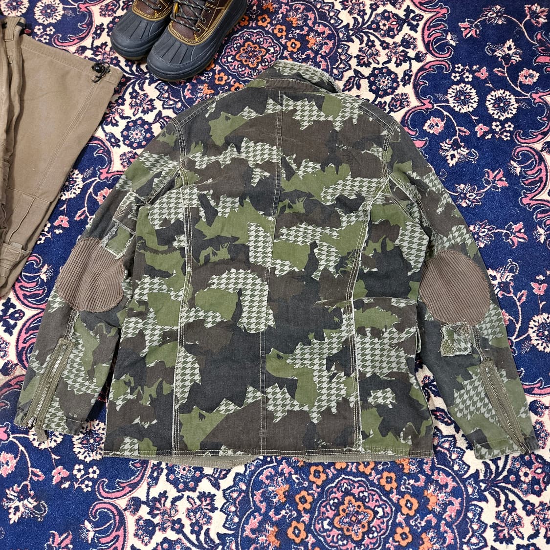 퀵실버(QuikSilver)00's 카모플라쥬 리버시블 야상 버튼 자켓 상품이미지6