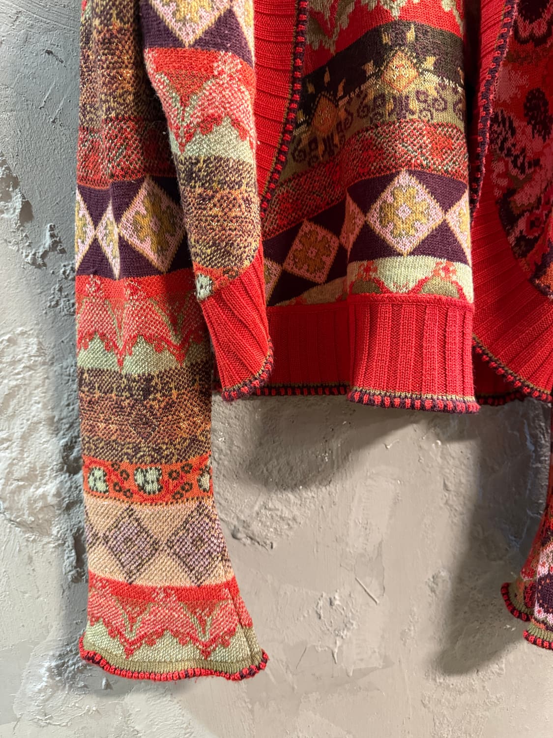 오일릴리 에스닉 자카드 울 니트 가디건 13 상품이미지2