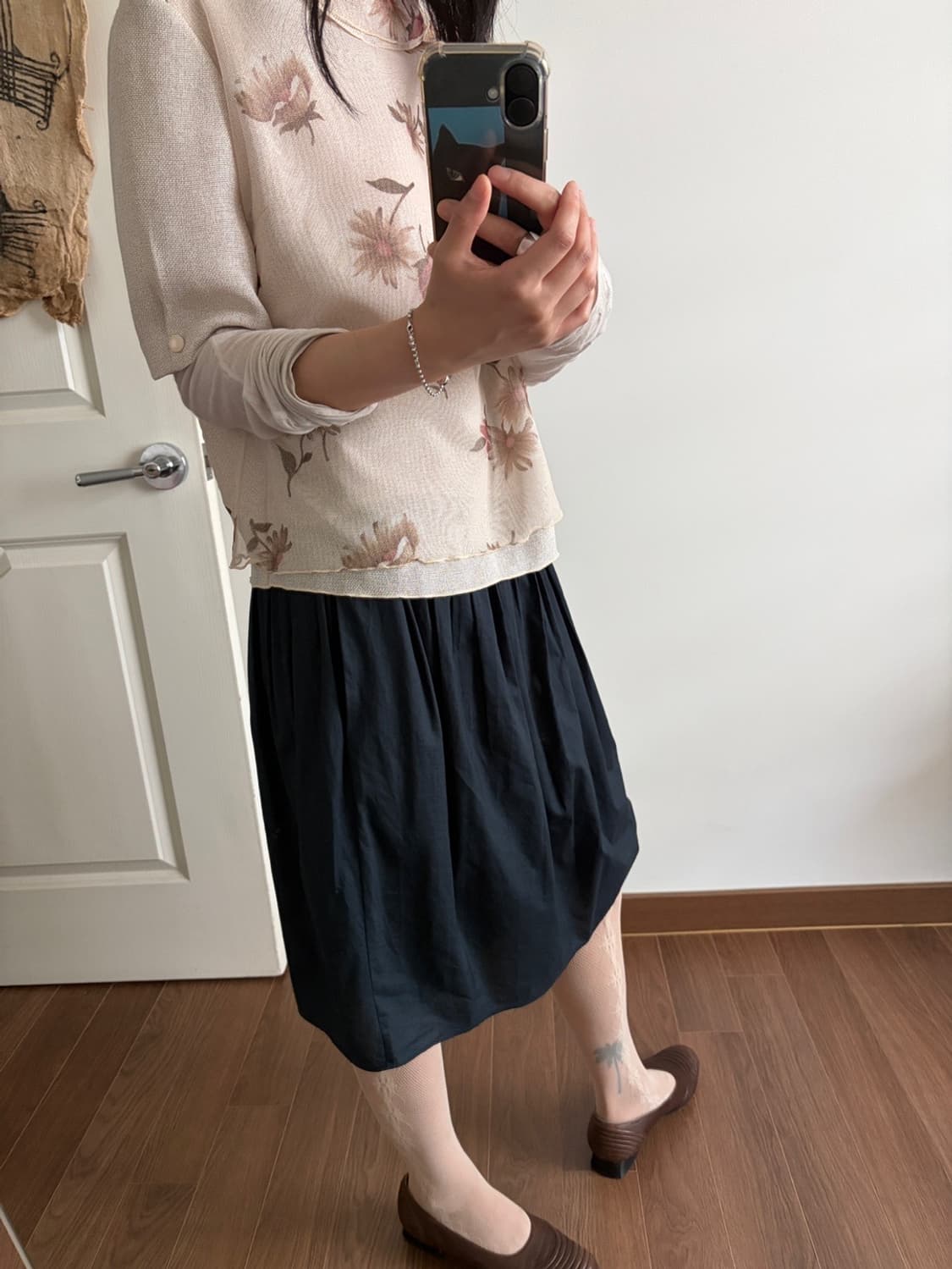 flower patterned top 상품이미지5