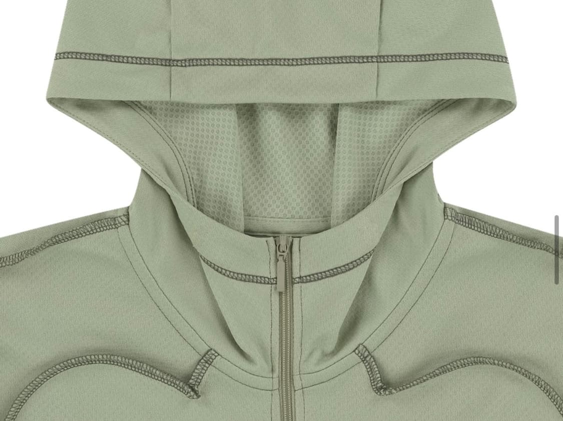 산산기어 오버록 메쉬 집업 라이트 그린 (2size) 상품이미지6