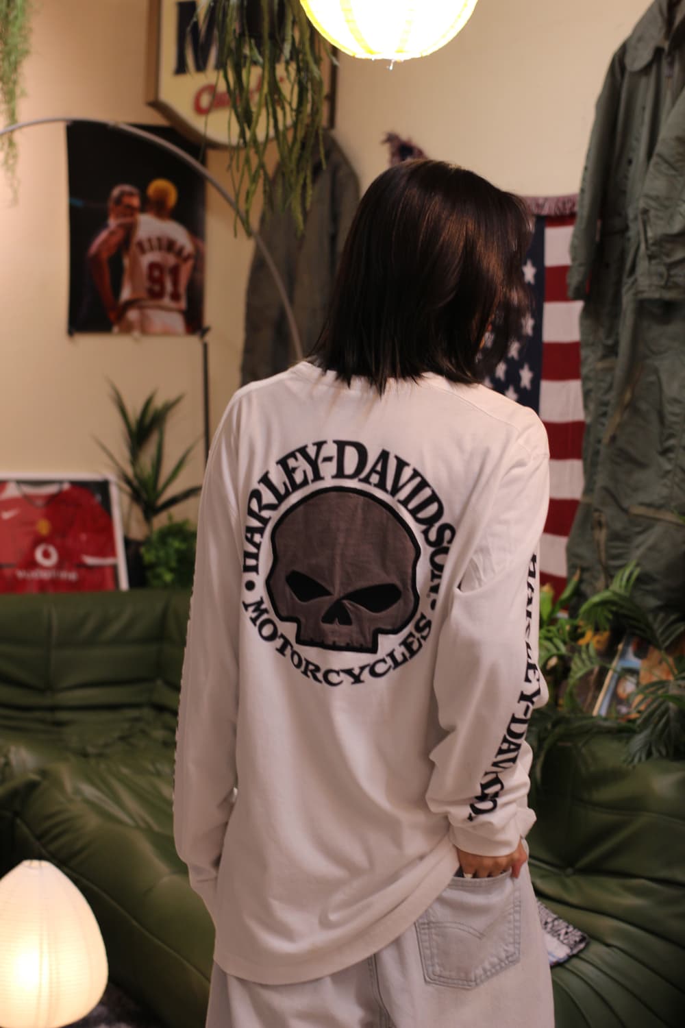Harley-Davidson Skull Longsleeve 상품이미지2