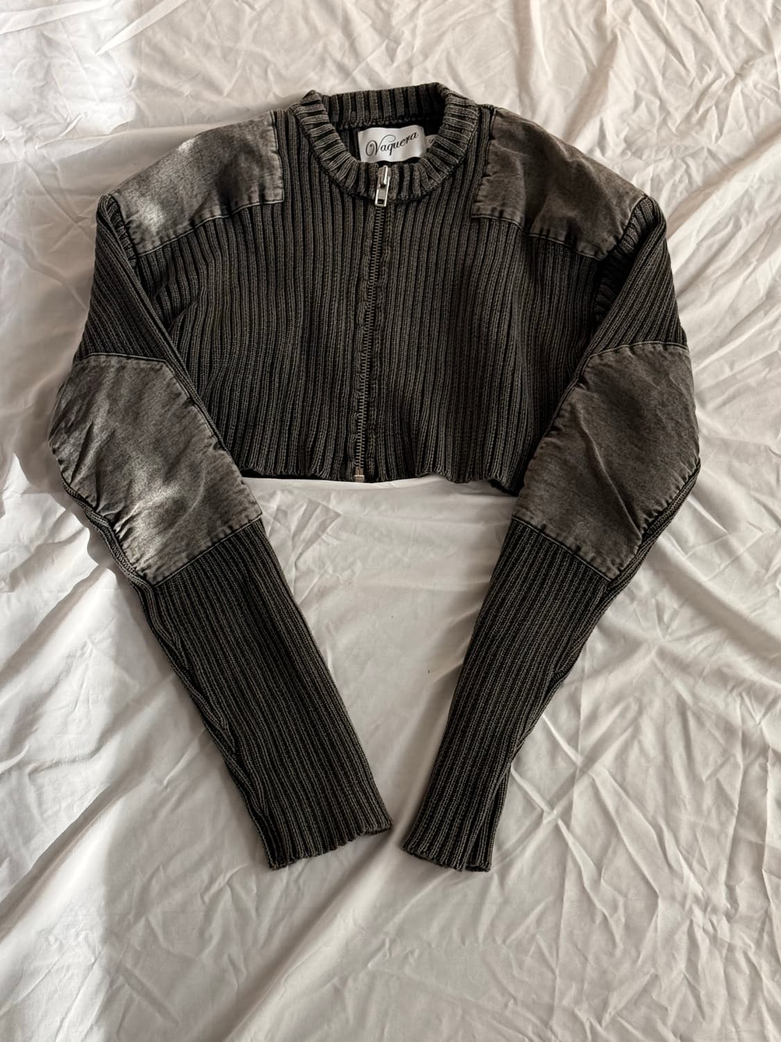 VAQUERA Black Military Cardigan 상품이미지2