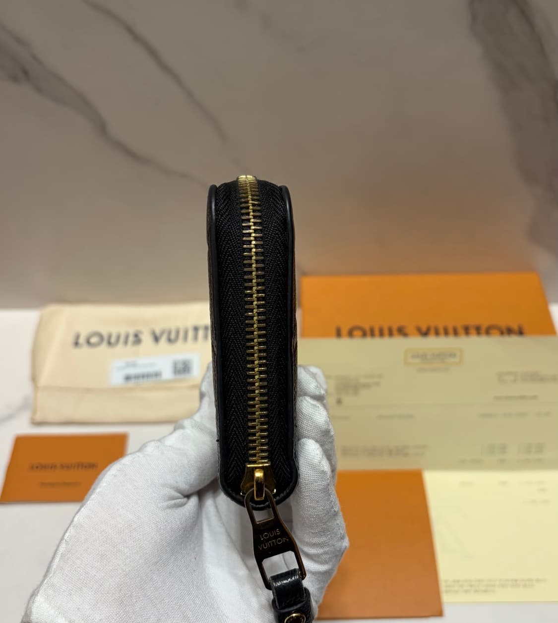 [정품] S급 루이비통 앙프렝뜨 장지갑 백화점 풀구성 상품이미지3