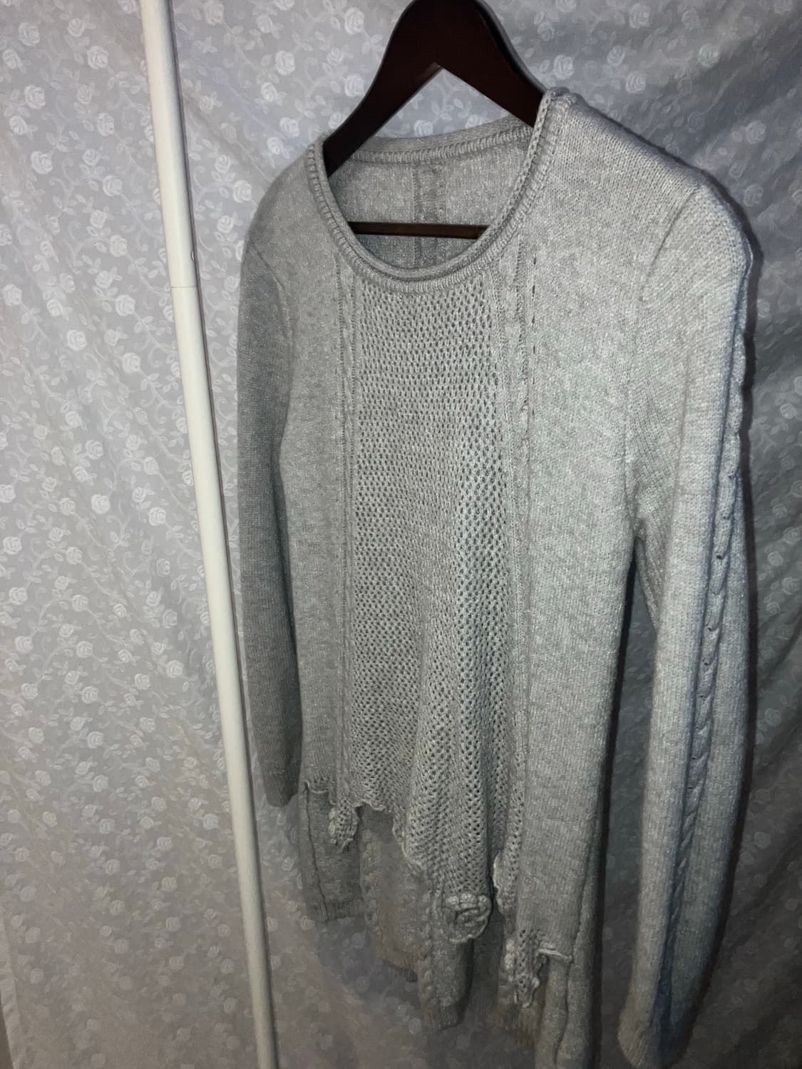 💌 Rose corsage layered knit. 상품이미지1