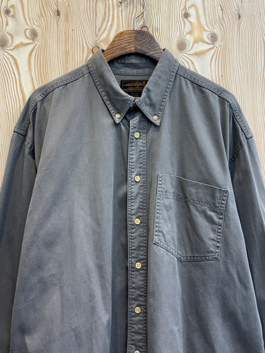 90s 에디바우어 원포켓 셔츠 상품이미지3