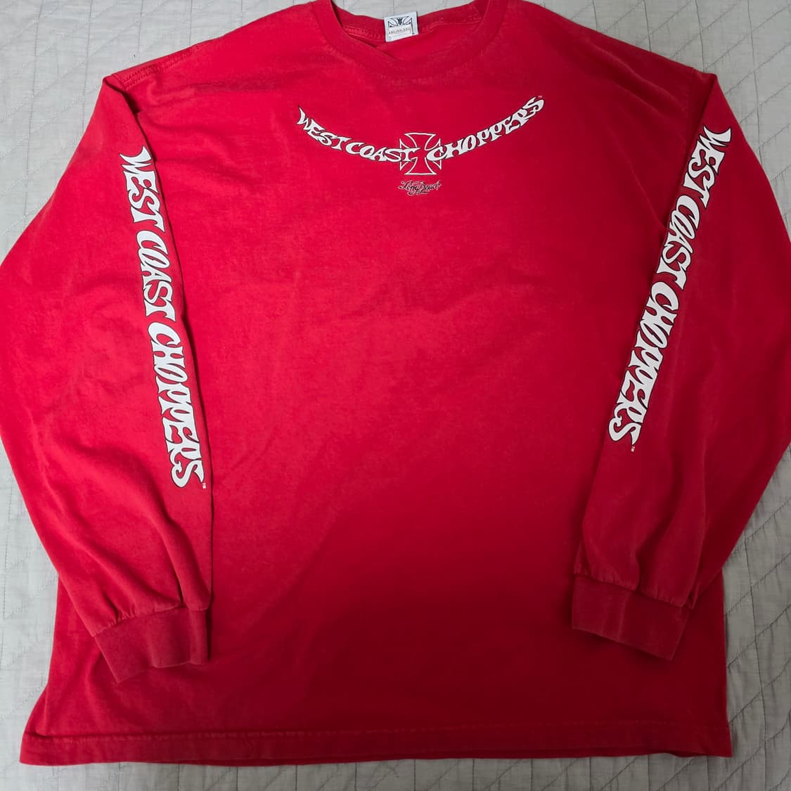 [2XL] 빈티지 WCC 웨스트 코스트 차퍼스 라이더 티셔츠 레드 상품이미지6