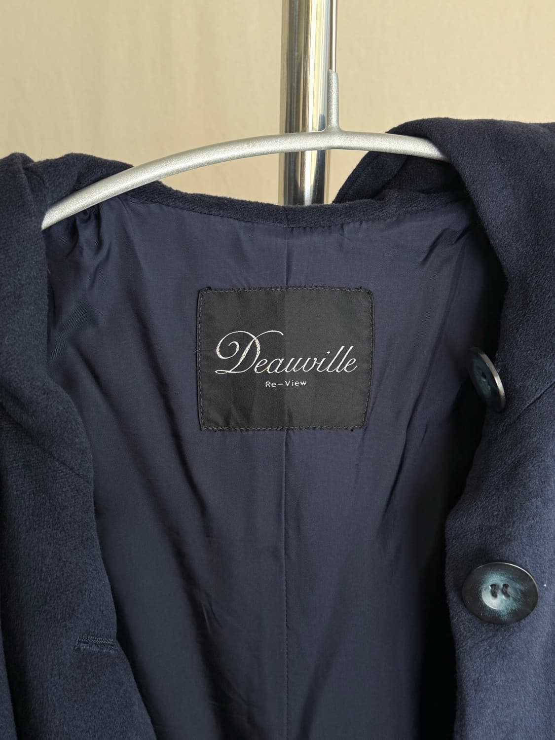 Deauville 실크 블렌드 후드 코트 상품이미지7