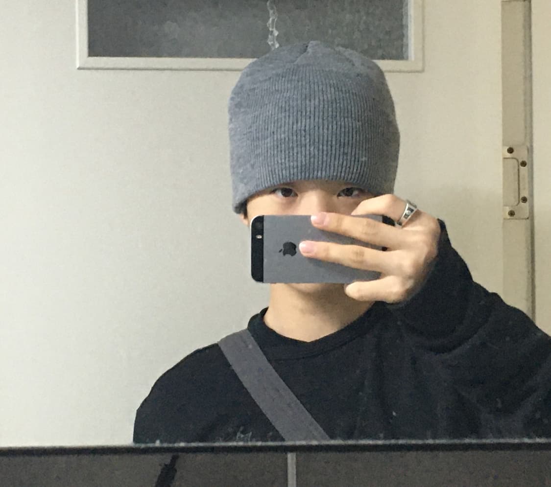 코르티스맛 그레이 무지비니 상품이미지2