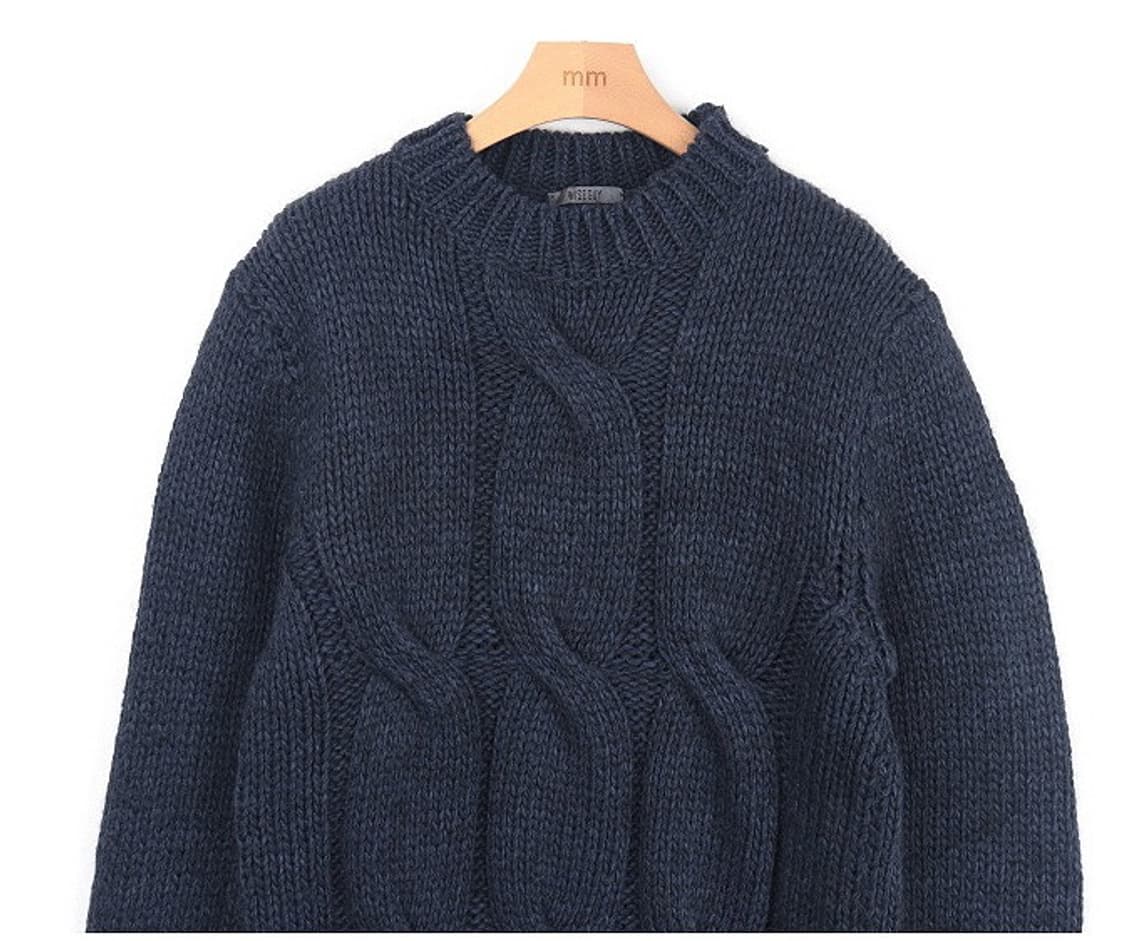 네이비 스웨터 (WISEGUY) 상품이미지2