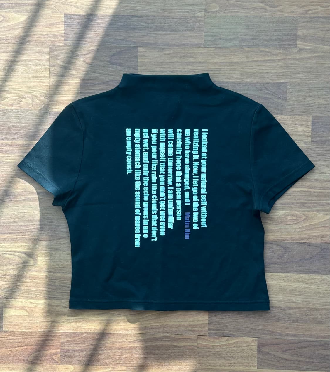 마뗑킴 크롭 반팔티 상품이미지2