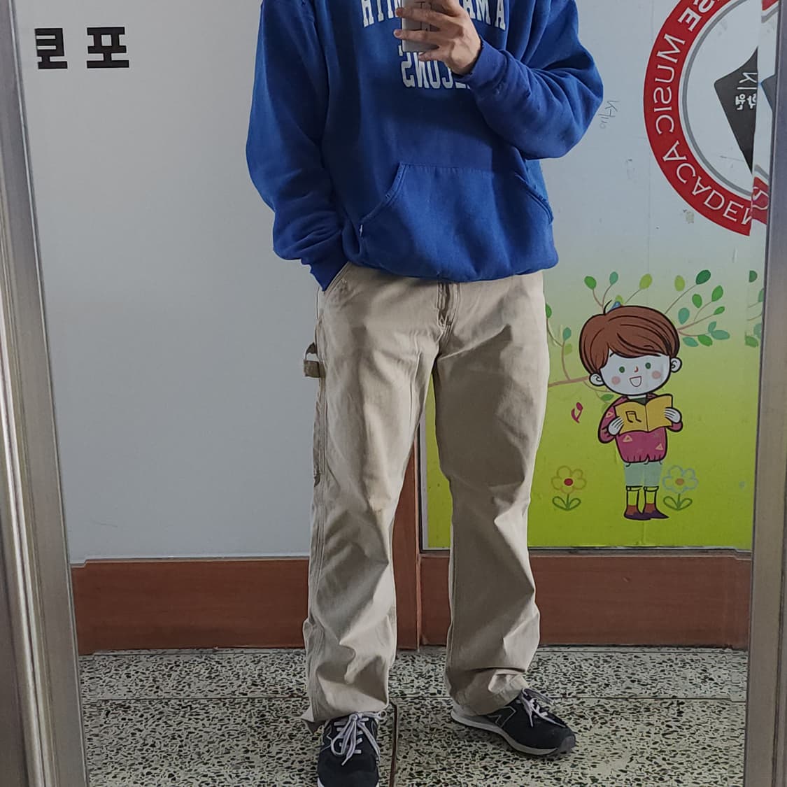 칼하트 싱글니 카펜터 워크팬츠 베이지 치노 코튼 릴렉스드 핏 36x30 상품이미지10