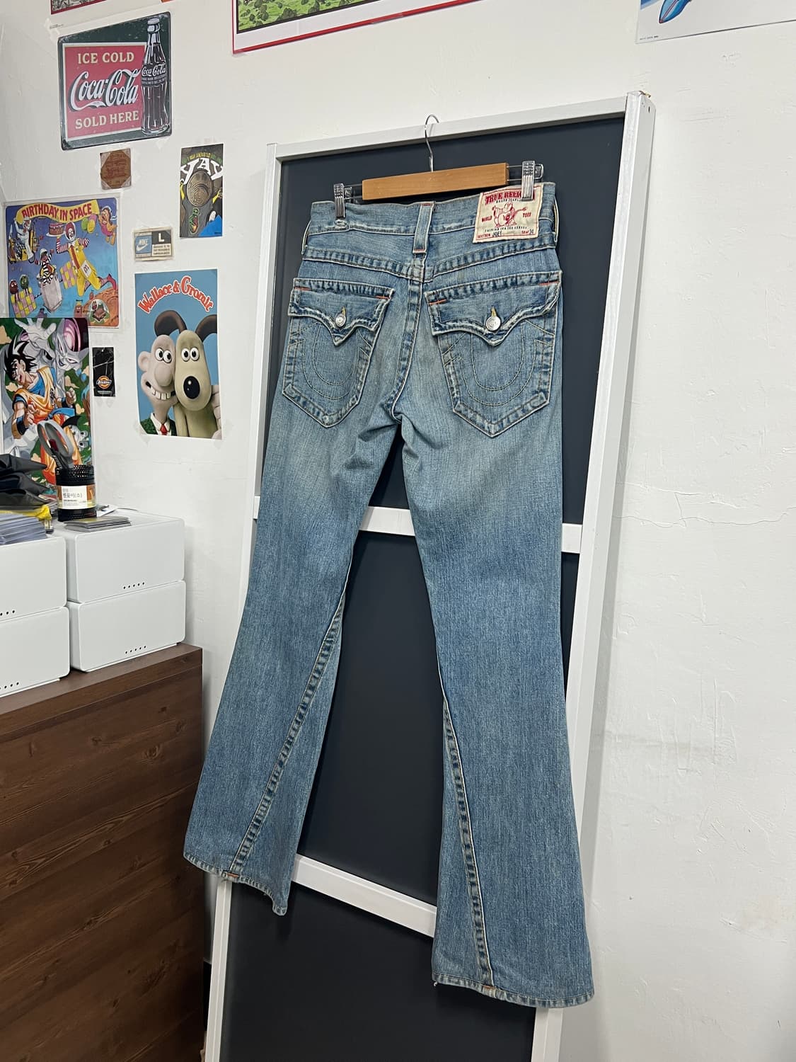 True Religion 트루릴리전 조이 나팔핏 부츠컷 연청 데님 팬츠 상품이미지1