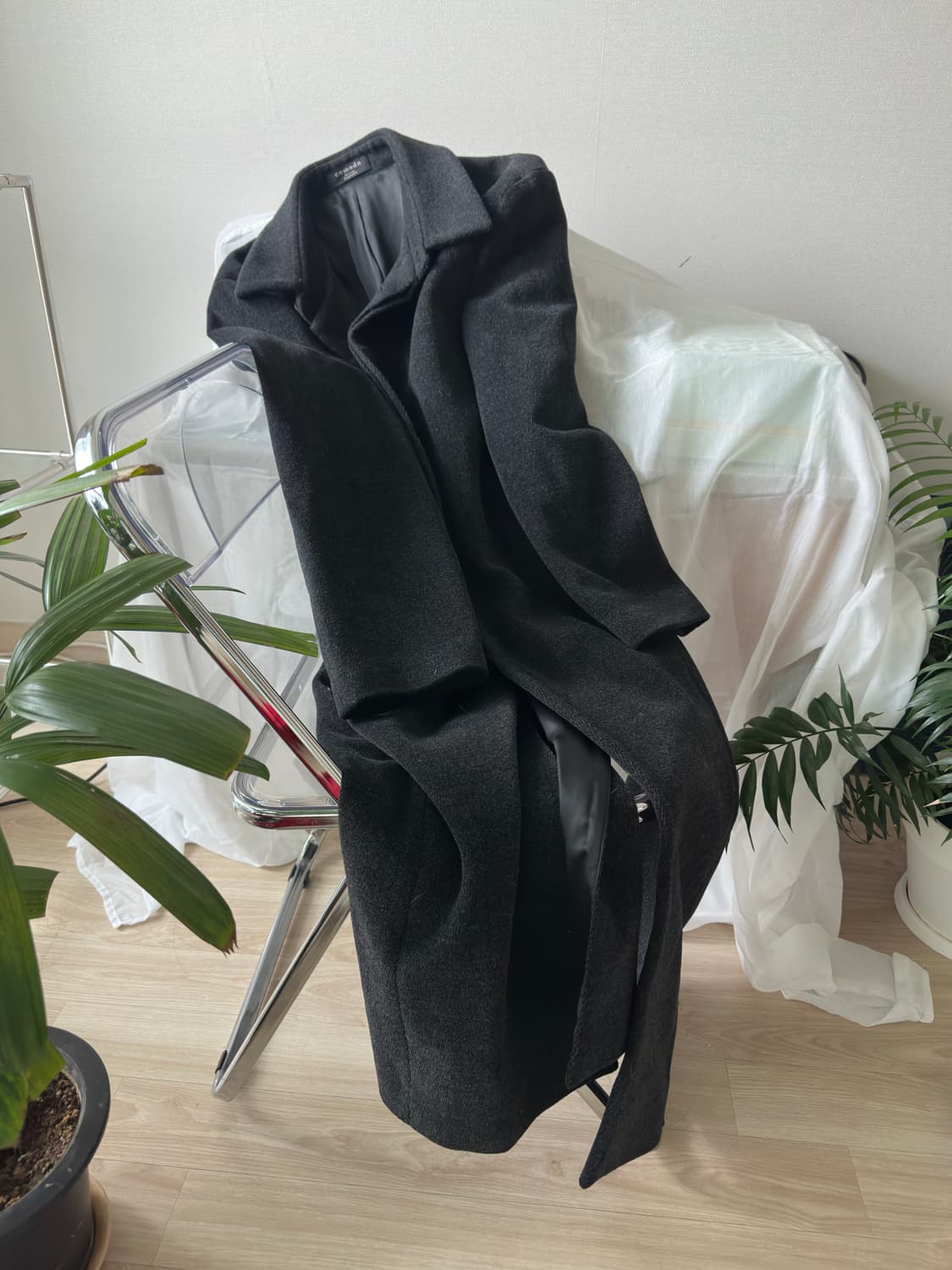 코모도 카라 디테일 맥시 울 롱코트  상품이미지1