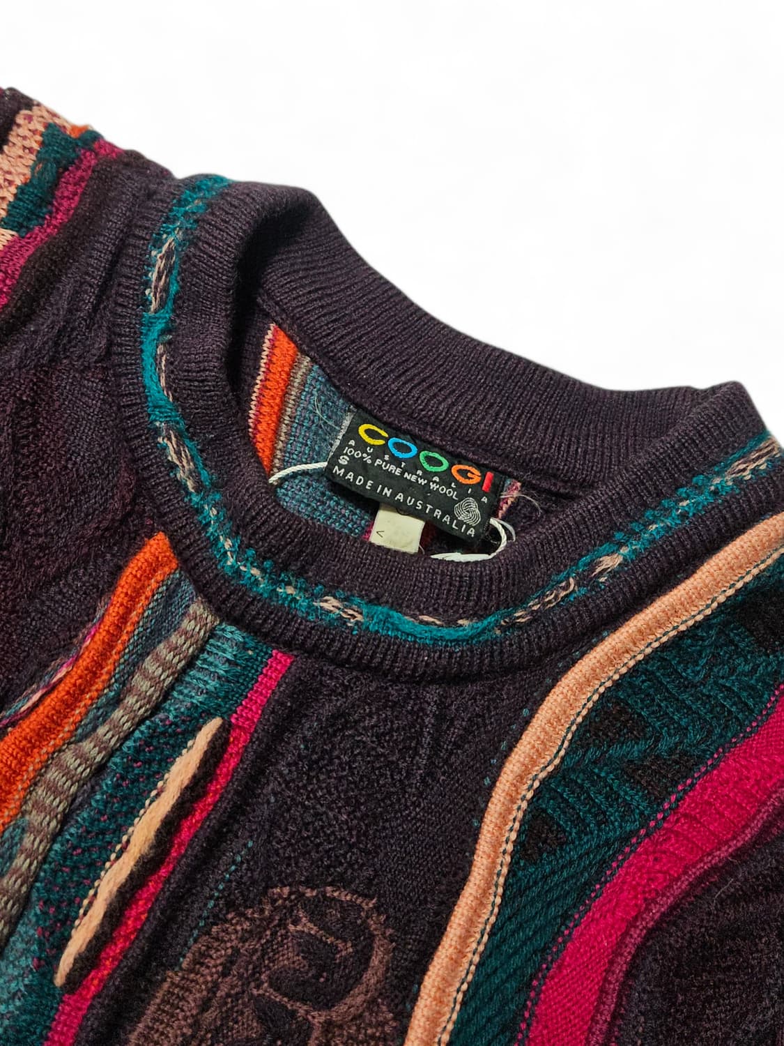 쿠지 Coogi 3D 케이블 니트 S  상품이미지4