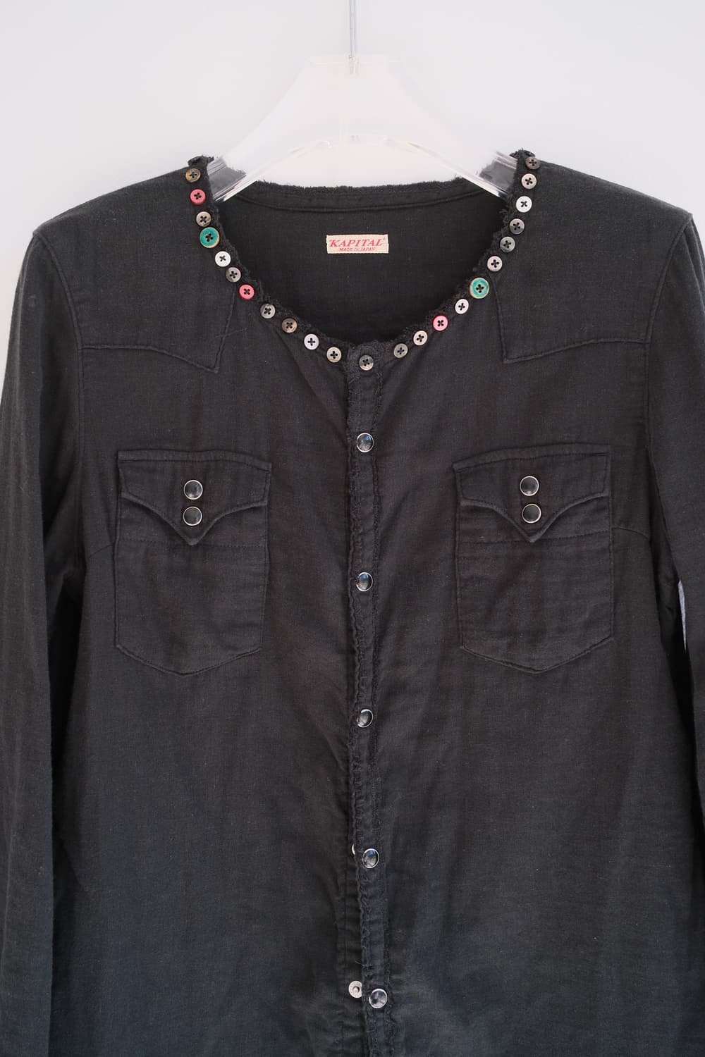 Button trimming shirts 상품이미지7