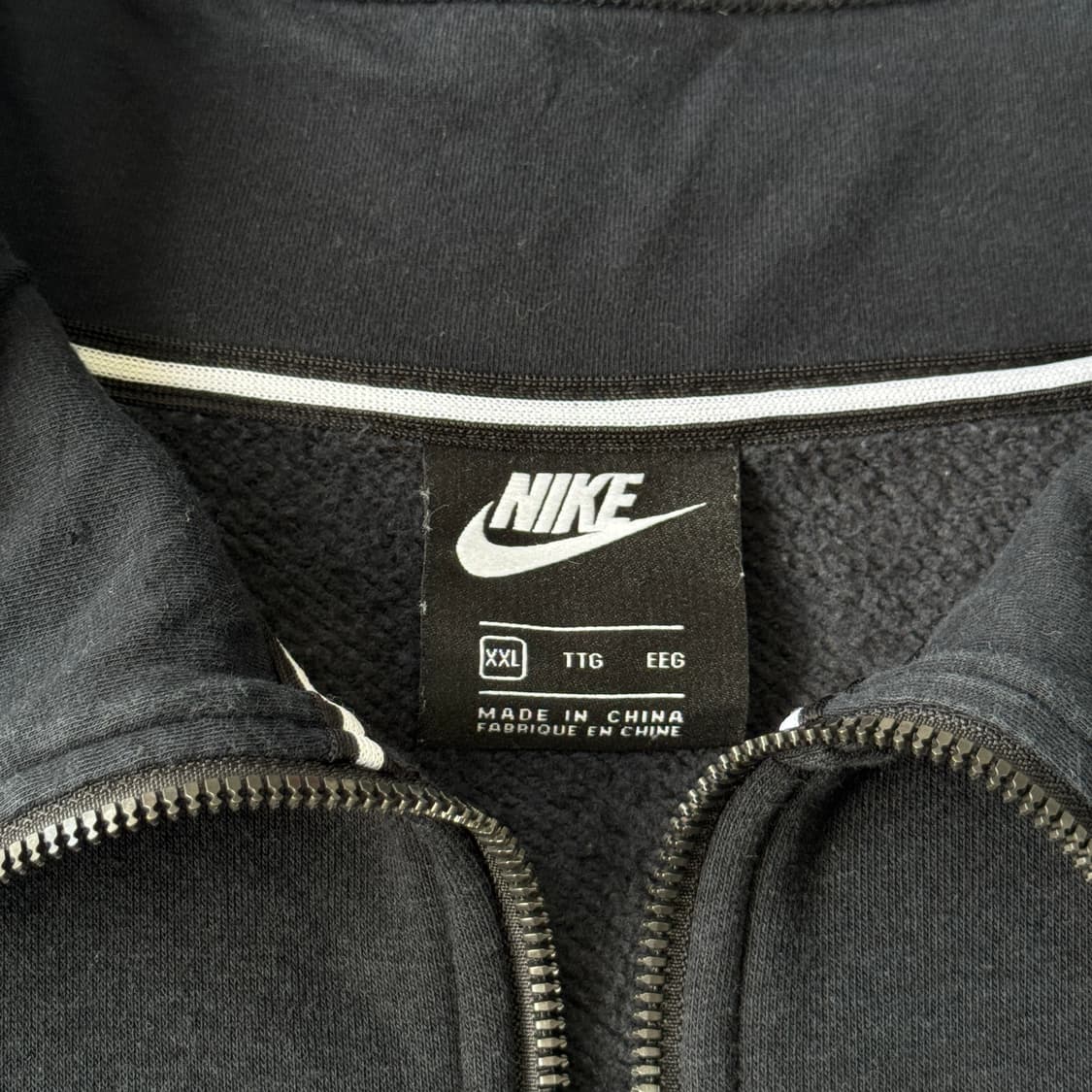 나이키 해외판 플라워 반집업 맨투맨 XXL 상품이미지5