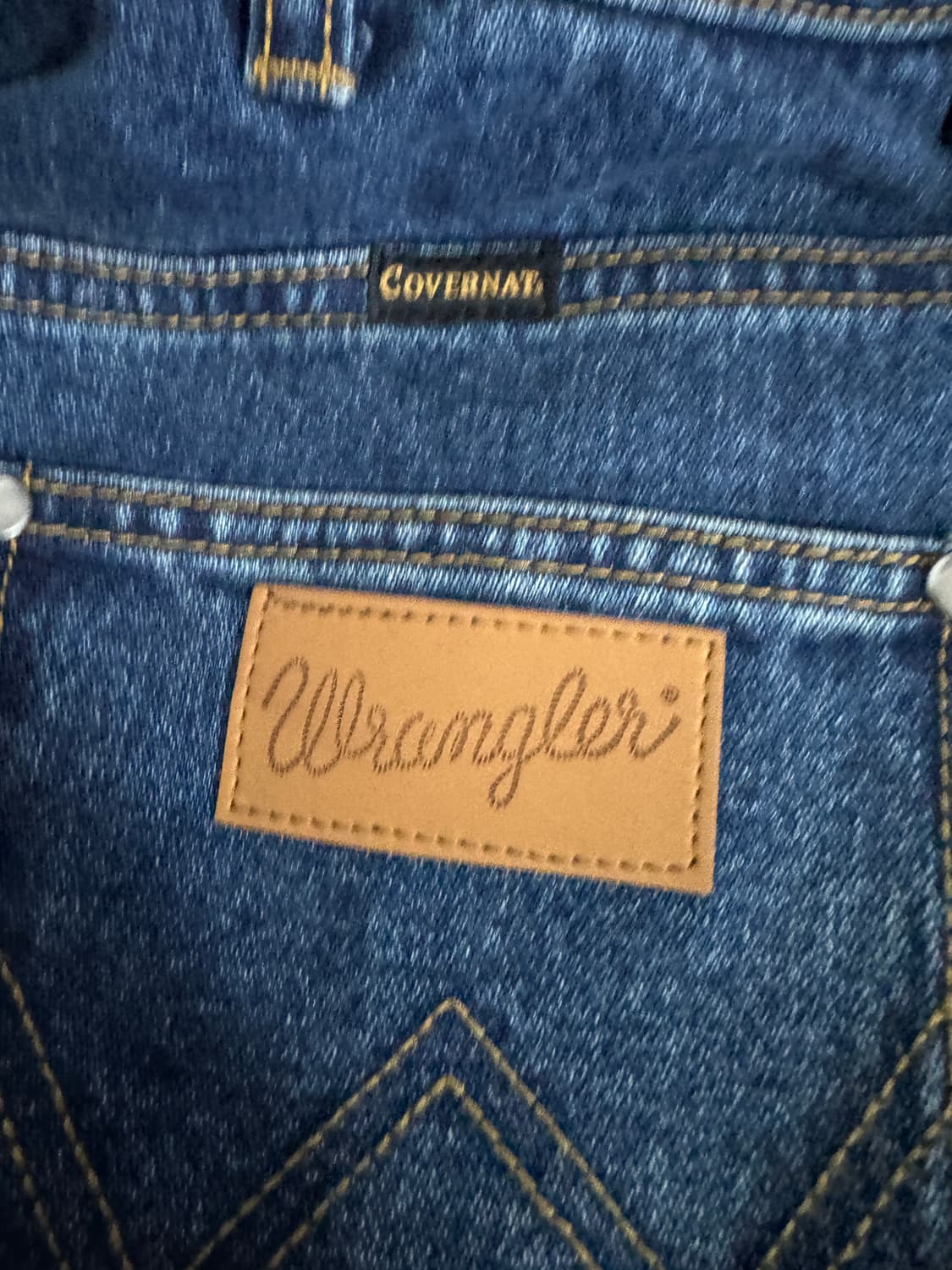 여성 커버낫 x 랭글러 23년도 레직기 데님 오버롤 S 상품이미지3