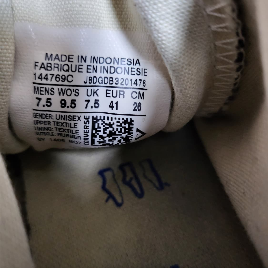 컨버스 척테일러 워시드 백집 블랙(260) 상품이미지7