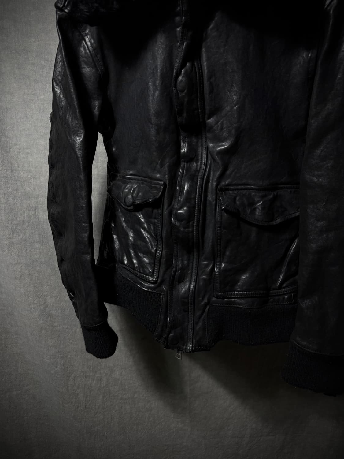 ISAMU KATAYAMA BACKLASH Leather Jacket 상품이미지4
