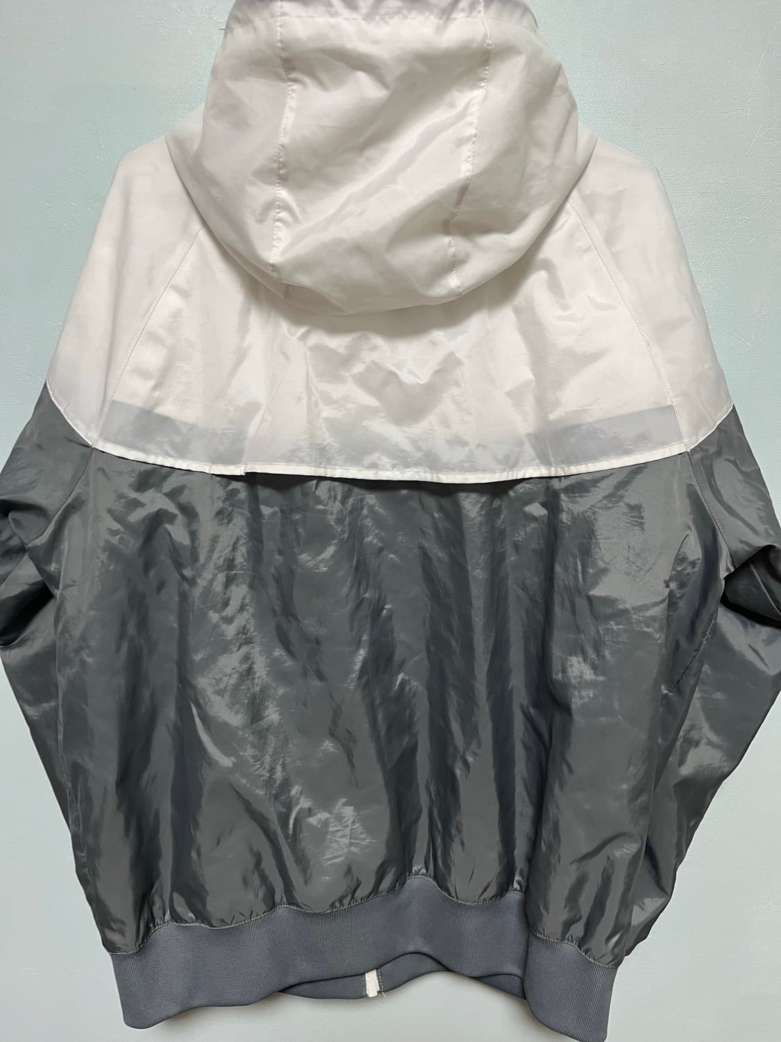 나이키  윈드러너(windrunner) 바람막이 화이트/그레이 상품이미지5