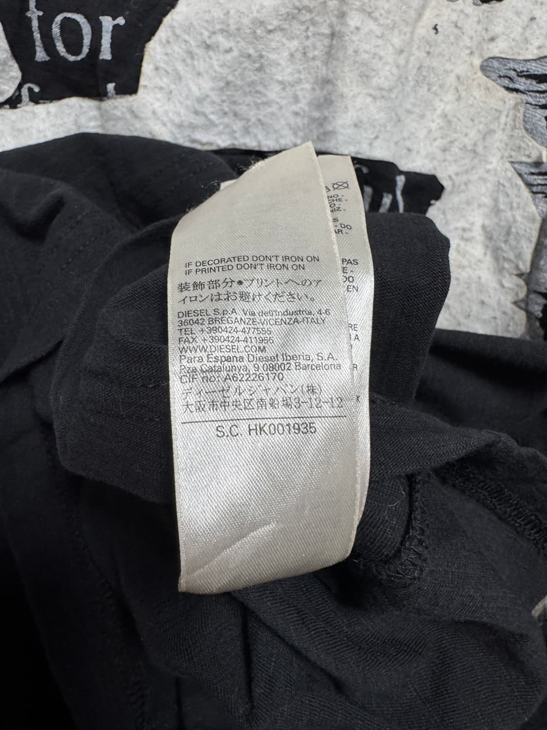 디젤 블랙 롱슬리브 상품이미지8