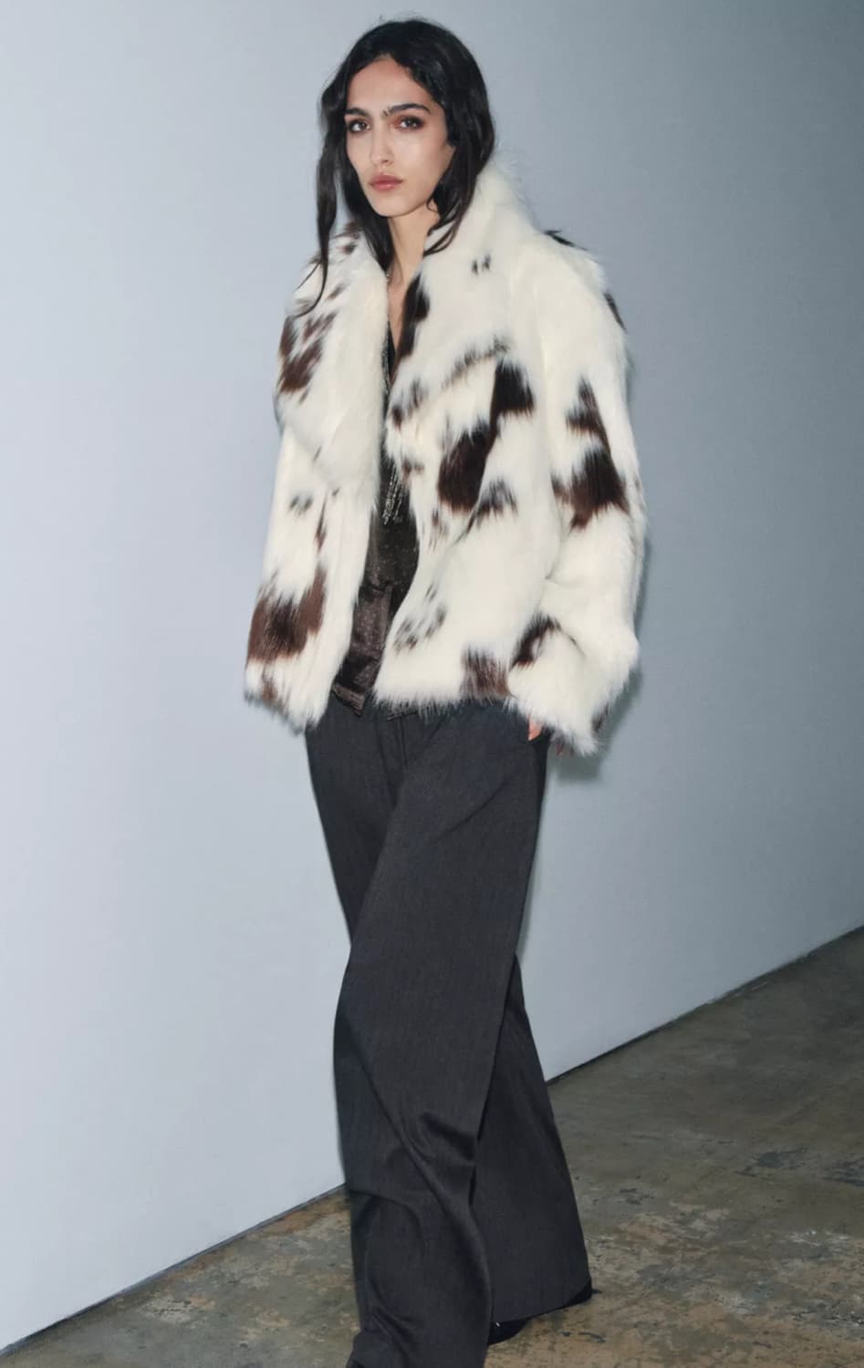 자라 ZW 컬렉션 페이크 퍼 재킷 (새상품) 상품이미지5