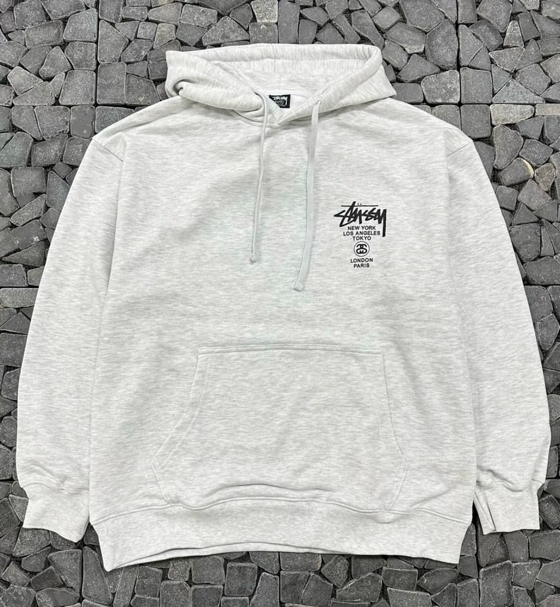 스투시 백염 월드투어 후드 M/L 상품이미지2