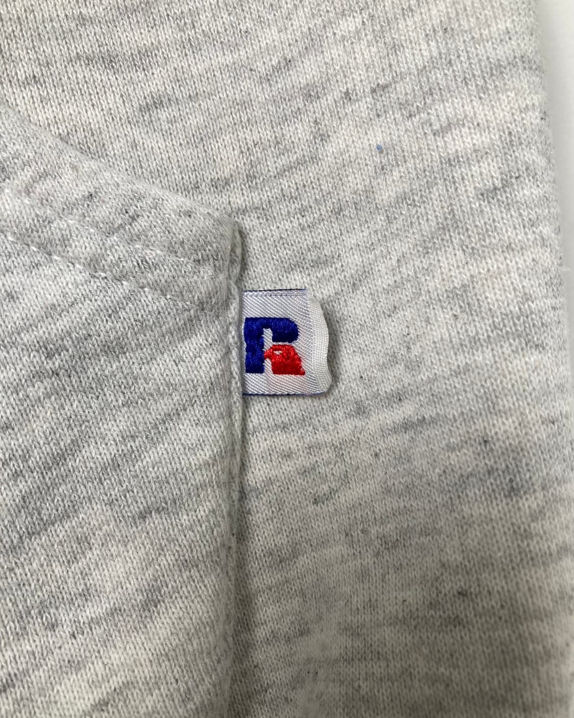 90s Russell Zip Up Hoodie (heather grey) 상품이미지5
