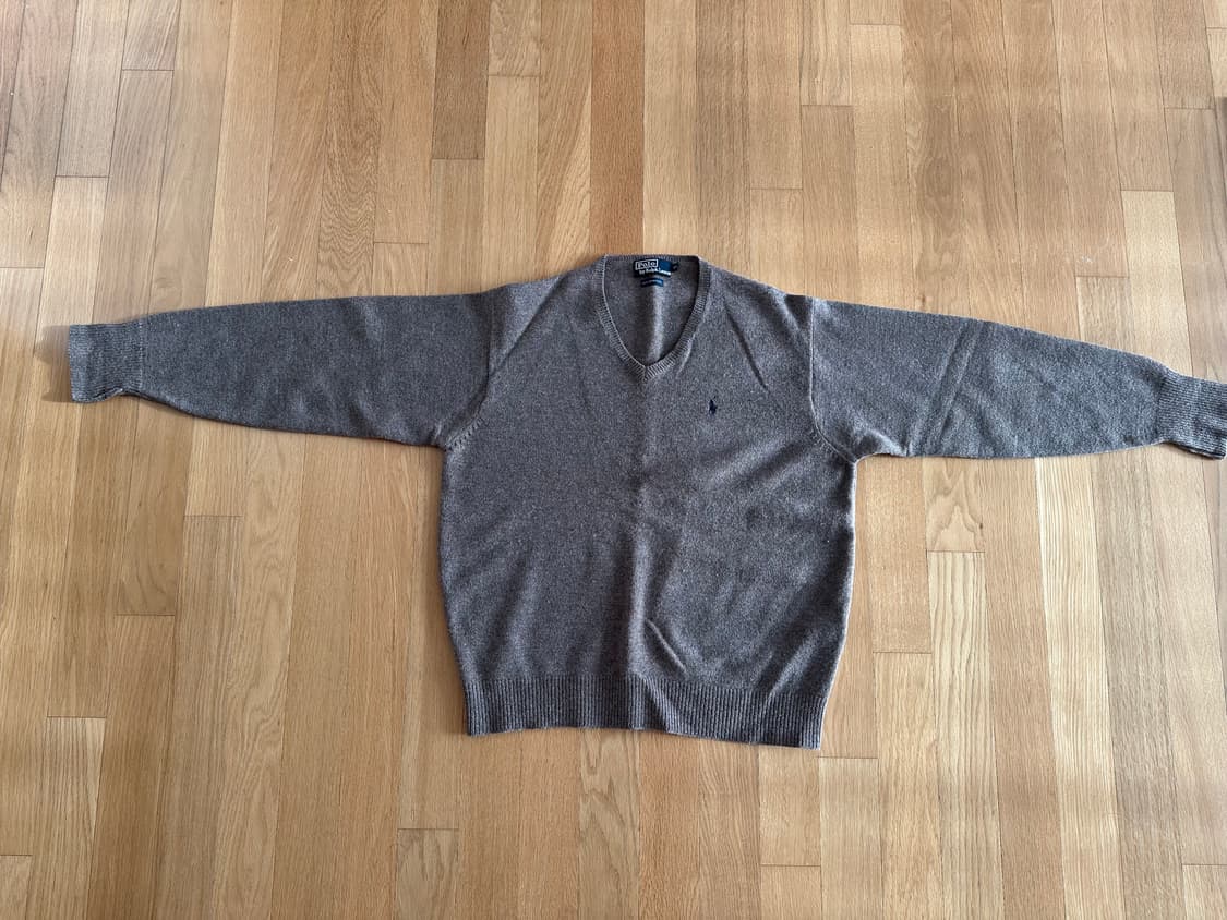 폴로 랄프로렌 램스울 V넥 니트 상품이미지1