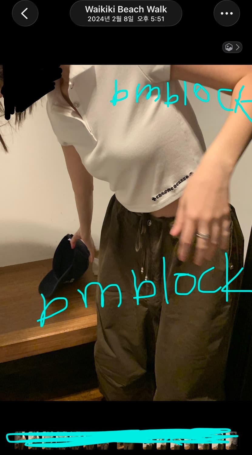 크롬하츠 폴로 티셔츠 여성용 m 상품이미지9