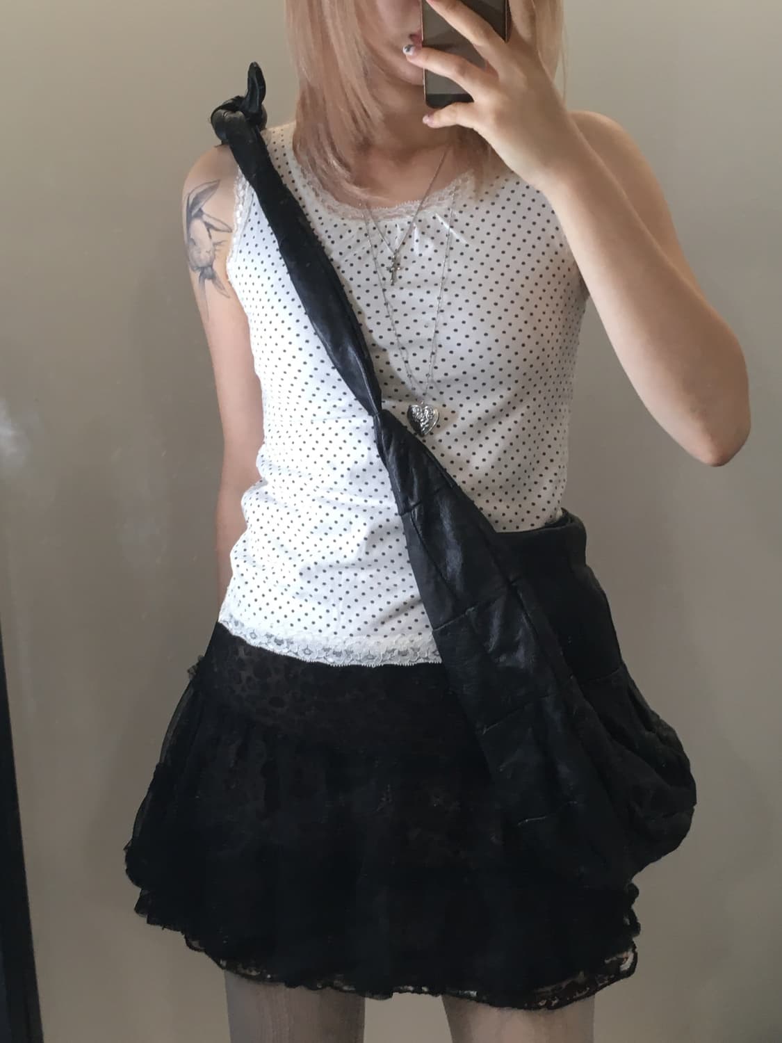 jpn vintage ivory dot sleeveless 상품이미지1