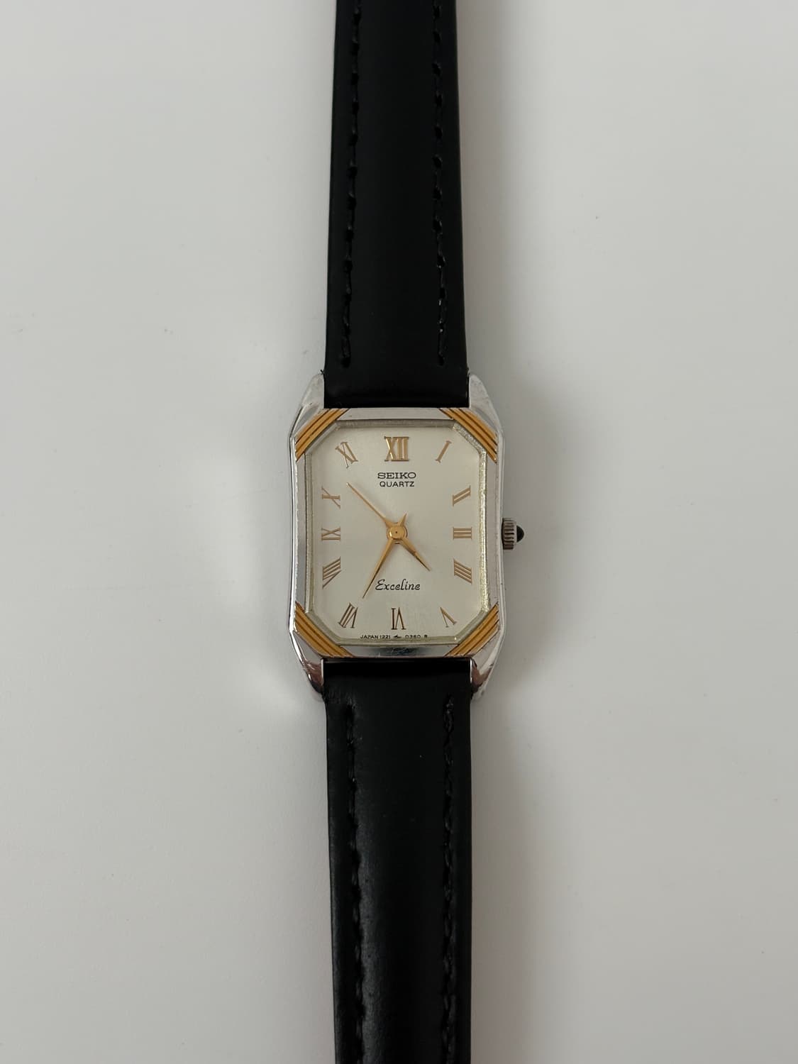 80s Exceline Roman Tank Ladies Quartz 상품이미지3