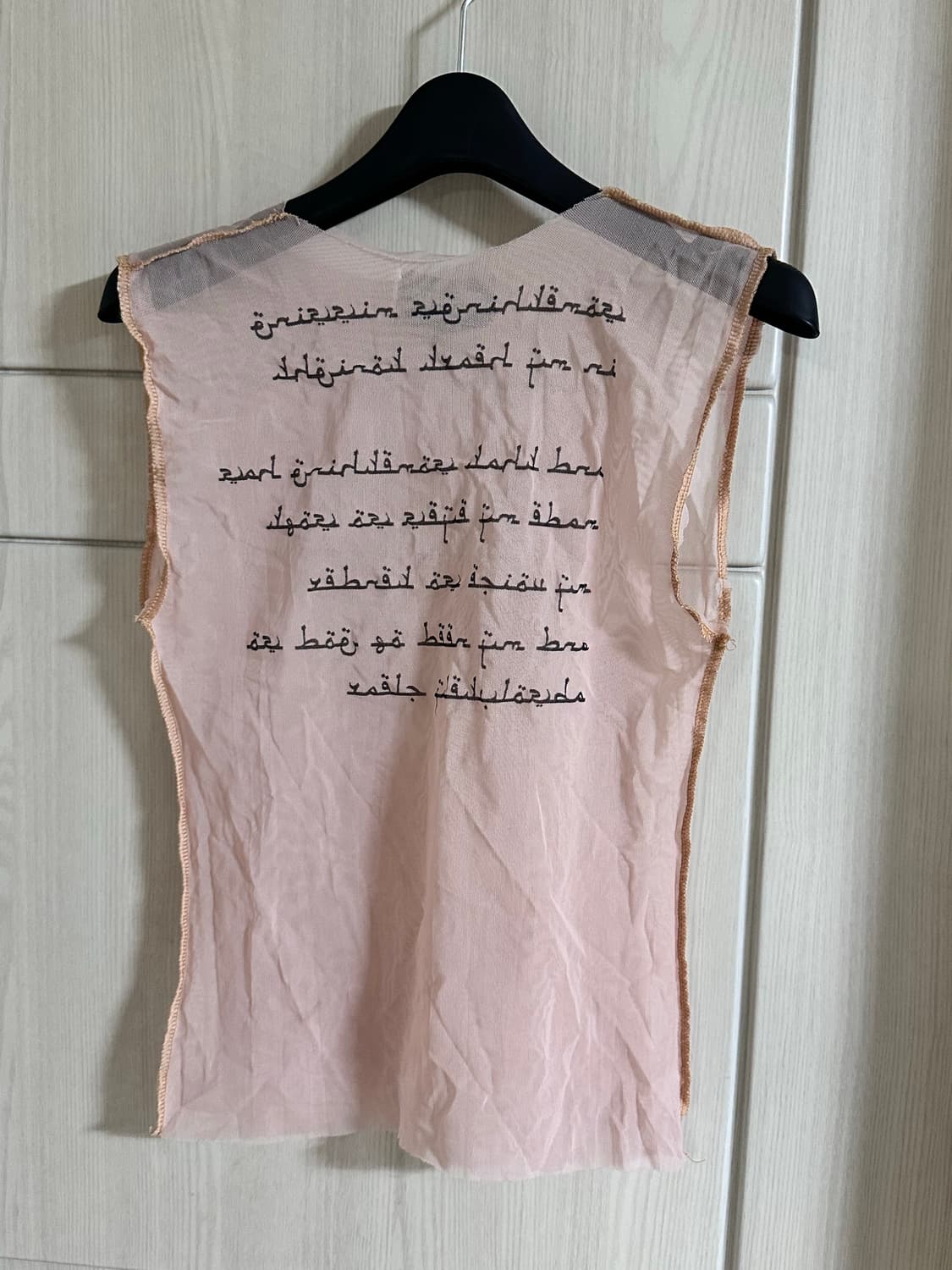 Gyaltsen earth 시스루 슬리브리스 나시 상품이미지1