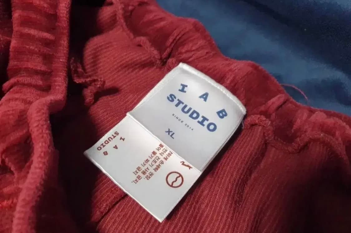 아이앱스튜디오 코듀로이 쇼츠 레드 XL(실측 XXL 반바지) 상품이미지3