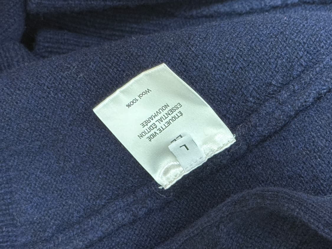 누마레ee 투웨이 가디건 네이비 새상품 L 상품이미지5