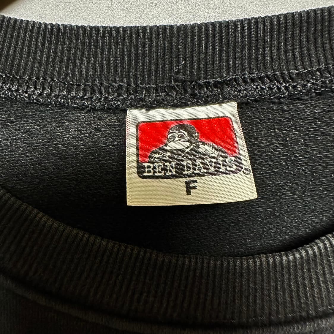 [XL]벤 데이비스 검정 맨투맨 상품이미지3