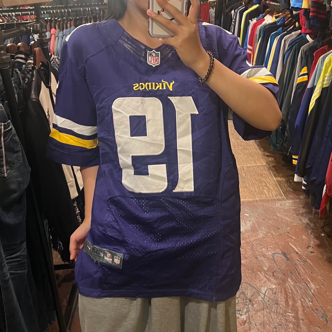 [HI]NFL 풋볼져지 반팔티 퍼플 상품이미지3