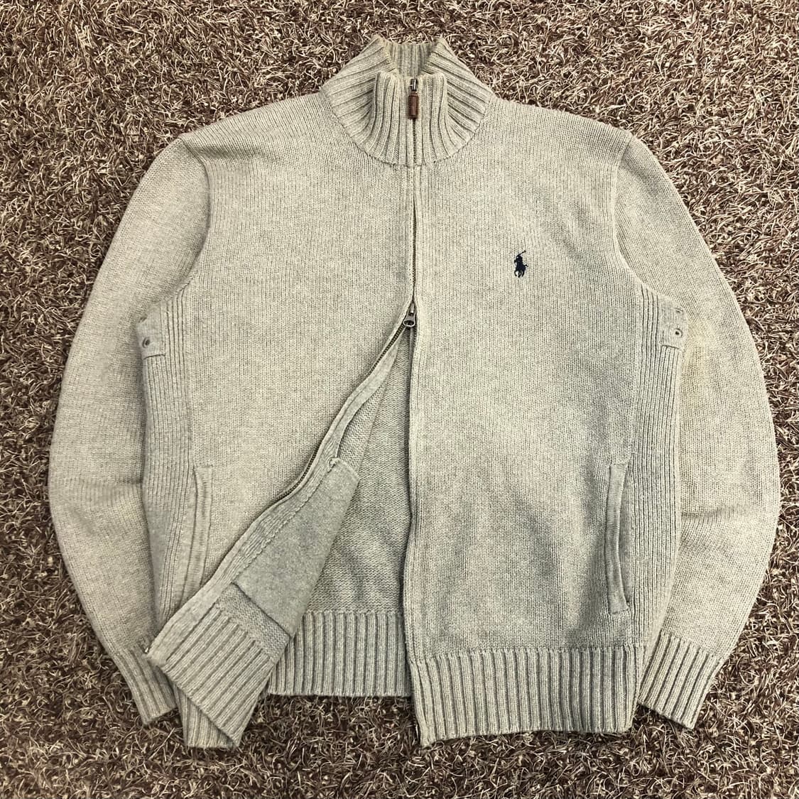 폴로 랄프로렌 투웨이 니트 집업 자켓 상품이미지3